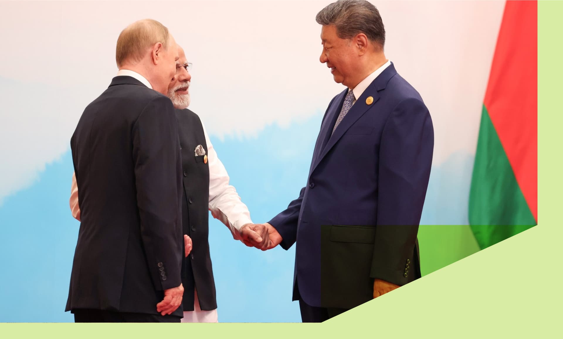China’s Xi Jinping, Russia’s Vladimir Putin, and India’s Narendra Modi