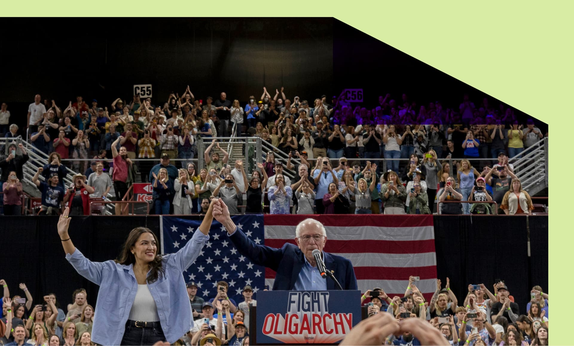 AOC and Bernie Sanders