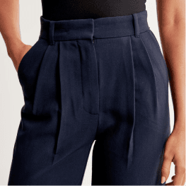 A&F Sloane Tailored Wide-Leg Pant