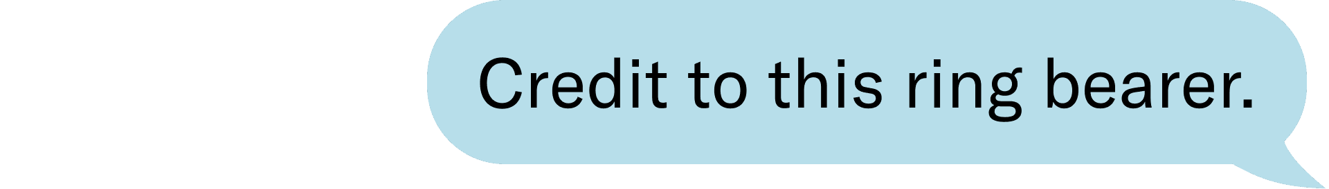 Credit to this ring bearer.