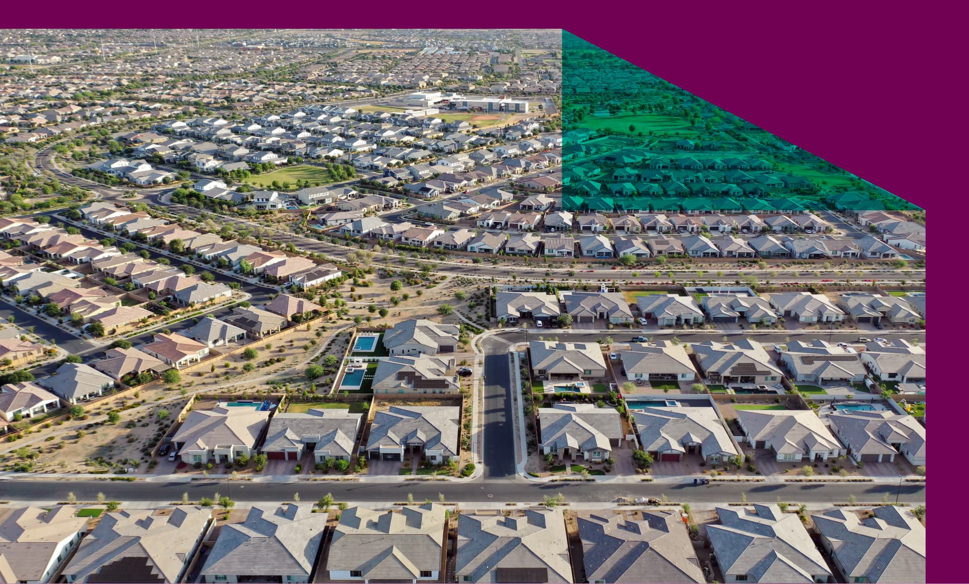 US neighborhood in Arizona