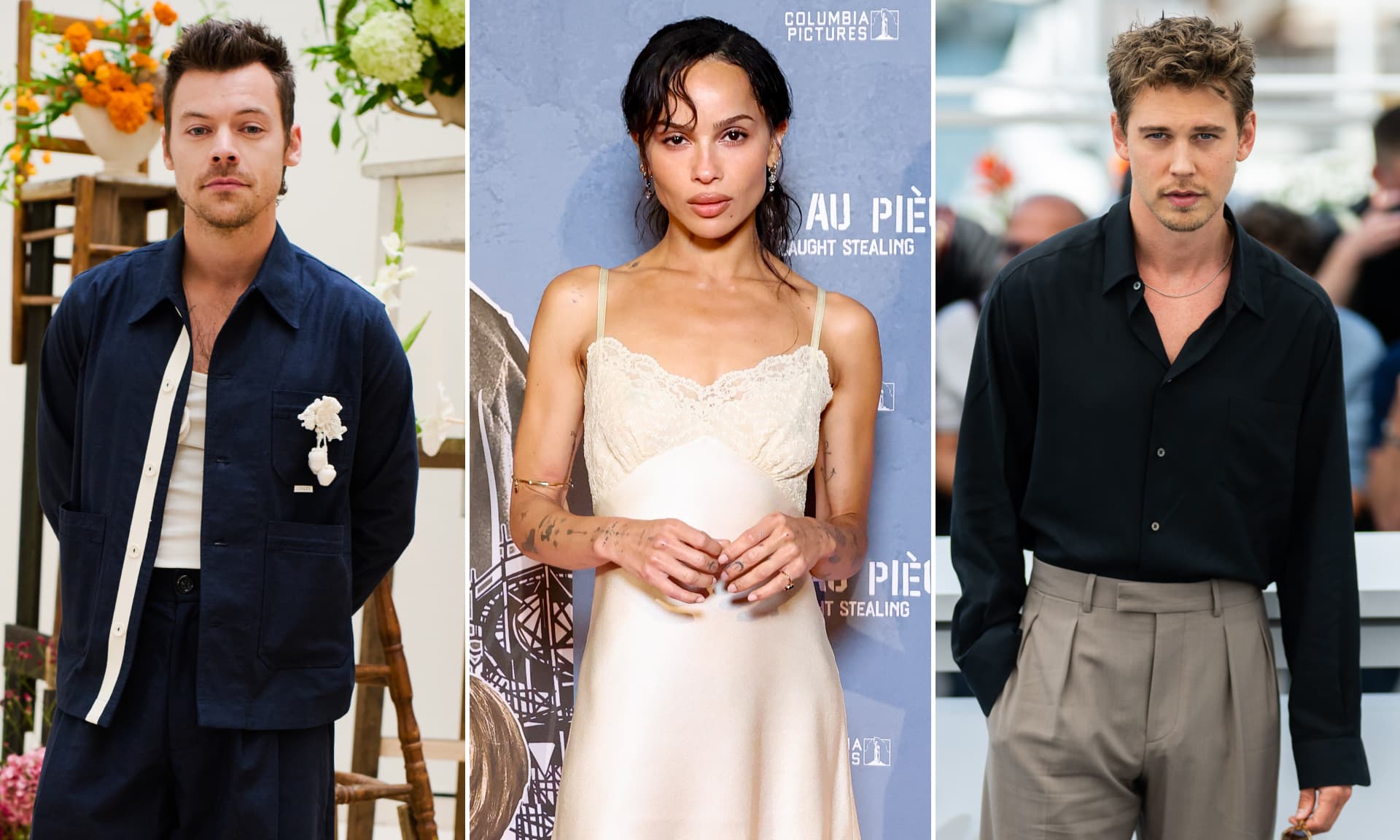 Harry Styles, Zoë Kravitz, and Austin Butler